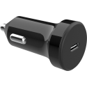 Chargeur voiture USB C PD 18W Power Delivery Noir Bigben