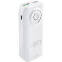 Batterie de secours USB A+A 5200 mAh FastCharge Blanc Puro