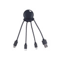 Câble de charge Octopus multi connecteurs Xoopar noir