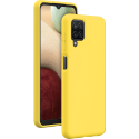 Coque Samsung G A12 Silicone SoftTouch Jaune Bigben