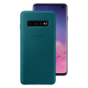 Coque Samsung G S10 en Cuir Vert Samsung