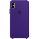 APPLE Coque en silicone pour iPhone X - violette
