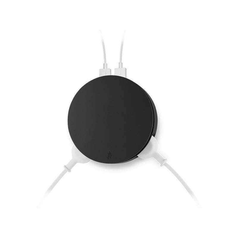 Hub de charge Aéro 2 - noir - 2 prises + 2 ports USB