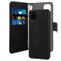 Etui Folio Samsung Galaxy A12 Puro avec magnet détachable noir