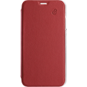 Folio iPhone 12 mini en Cuir Premium dos Crystal Rouge Beetlecase