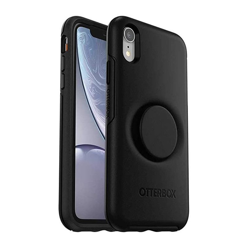 Coque pour iPhone XR - semi-rigide +Pop Symmetry  OtterBox - noire