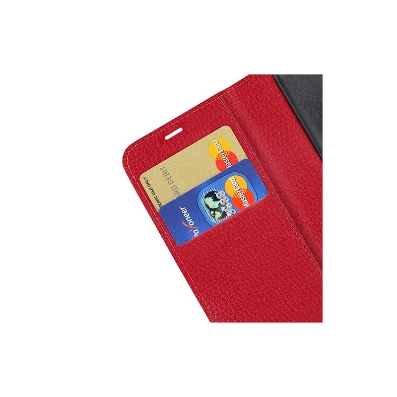 Etui Samsung G A13 4G - portefeuille Zanae rouge