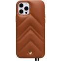 Coque iPhone 12 / 12 Pro Louvre en Cuir Cognac Artefakt