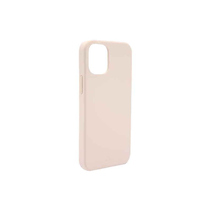 Coque iPhone 12 / 12 Pro Silicone Icon Rose Puro